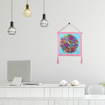 DIY Colorful Hanging Outer Frame for Diamond Painting Wall Art Framework