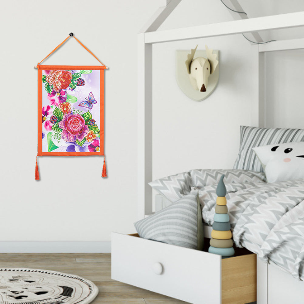 DIY Colorful Hanging Outer Frame for Diamond Painting Wall Art Framework