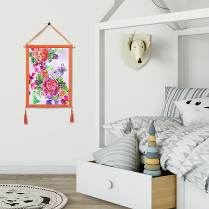 DIY Colorful Hanging Outer Frame for Diamond Painting Wall Art Framework