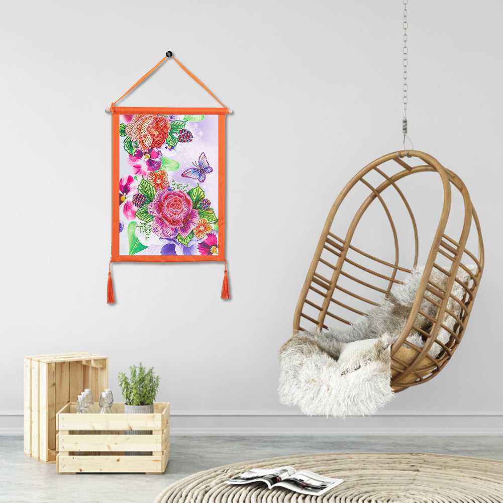 DIY Colorful Hanging Outer Frame for Diamond Painting Wall Art Framework