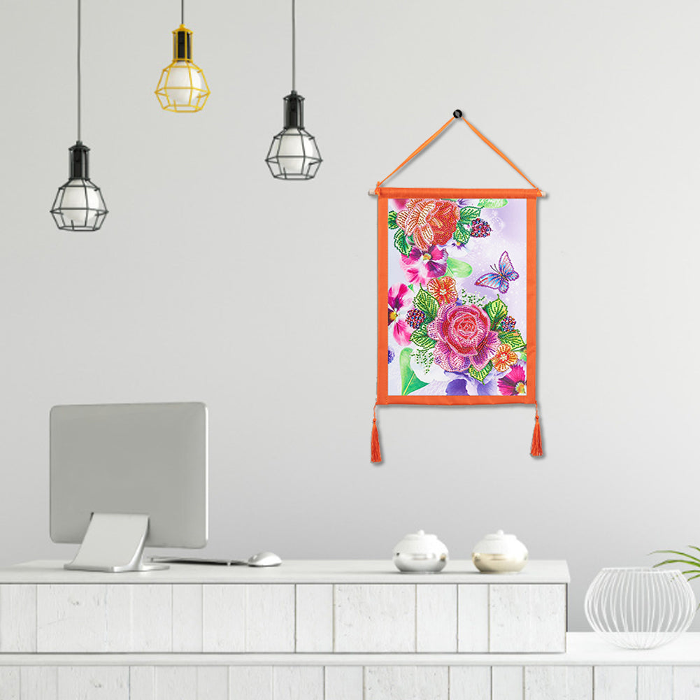 DIY Colorful Hanging Outer Frame for Diamond Painting Wall Art Framework