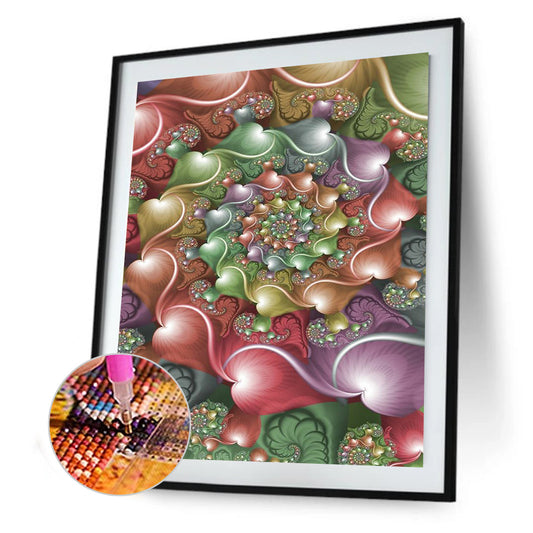 Abstract Pattern - Full Round Drill Diamond Painting 30*40CM