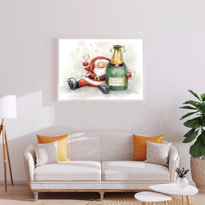 Santa Claus - Full Round Drill Diamond Painting 40*30CM