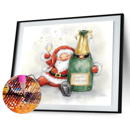 Santa Claus - Full Round Drill Diamond Painting 40*30CM