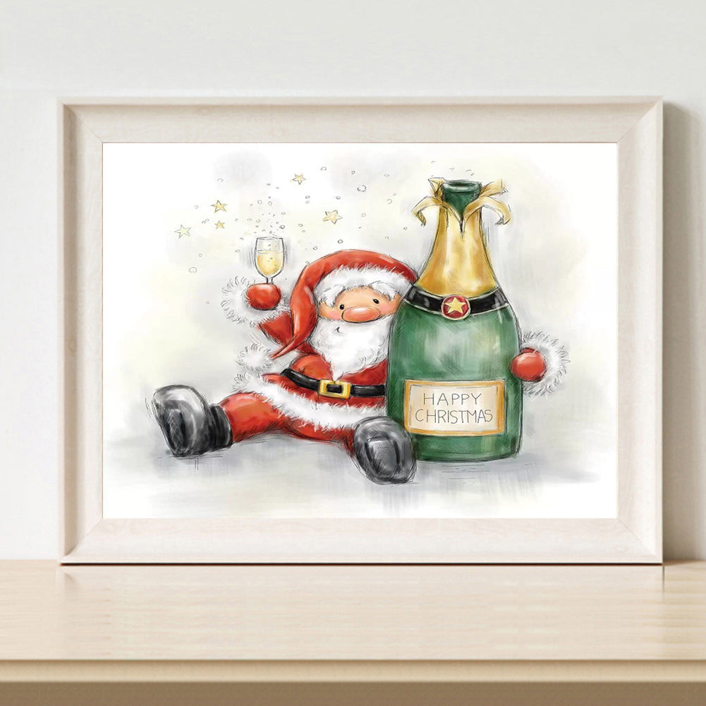 Santa Claus - Full Round Drill Diamond Painting 40*30CM