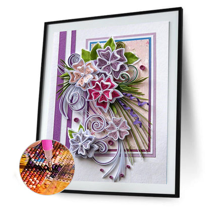 Paper Quilling - Full Round Drill Diamond Painting 30*40cm