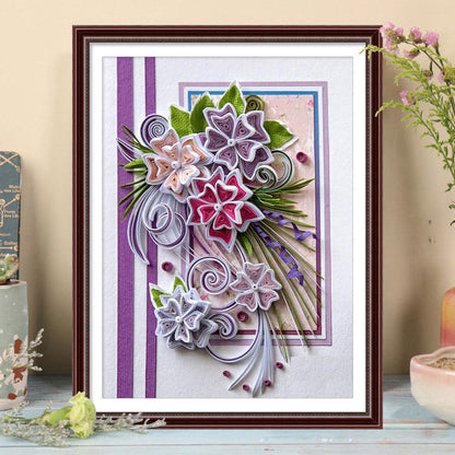 Paper Quilling - Full Round Drill Diamond Painting 30*40cm