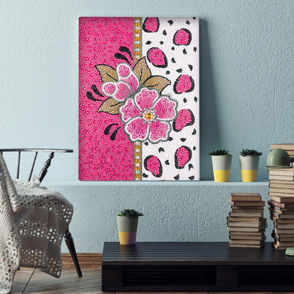 Pink Flower - Special Shaped Drill Diamond Paiting 30*40CM