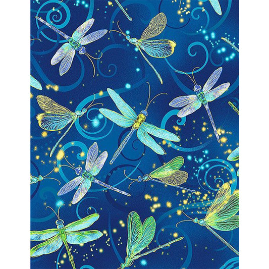 Dragonfly - Full Round Drill Diamond Painting 30*40CM