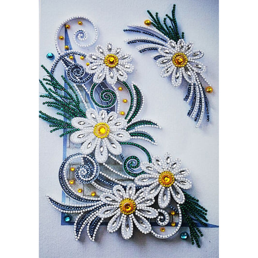 Flowers - Special Shaped Drill Diamond Paiting 30*40CM