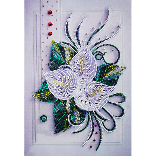 Flowers - Special Shaped Drill Diamond Paiting 30*40CM