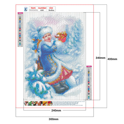 Ice Girl - Full Round Drill Diamond Painting 30*40CM