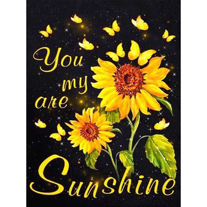 Yellow Sunflower - Special Shaped Drill Diamond Paiting 30*40CM