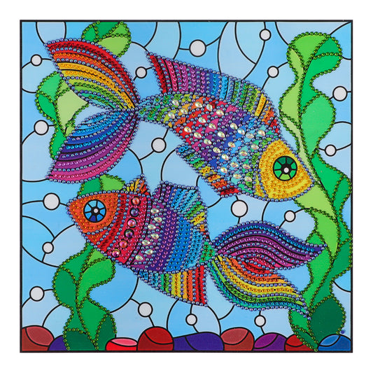 Fish - Special Shaped Drill Diamond Paiting 30*30CM