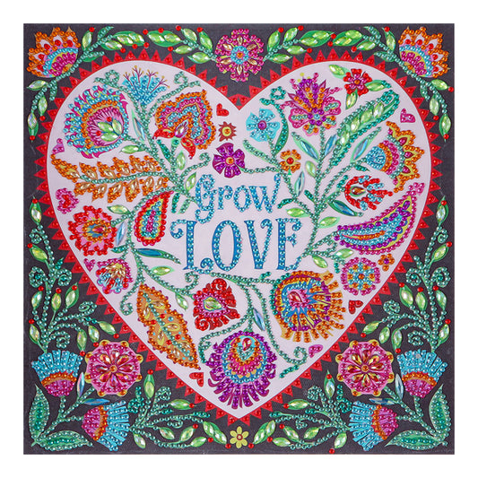 Heart - Special Shaped Drill Diamond Paiting 30*30CM