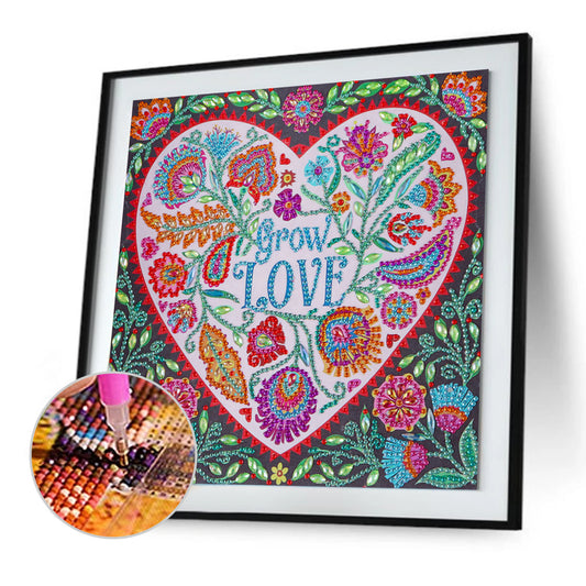 Heart - Special Shaped Drill Diamond Paiting 30*30CM