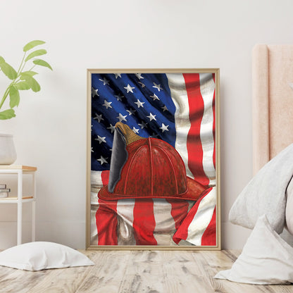 Soldier Cap - Full Round Drill Diamond Painting 30*40CM