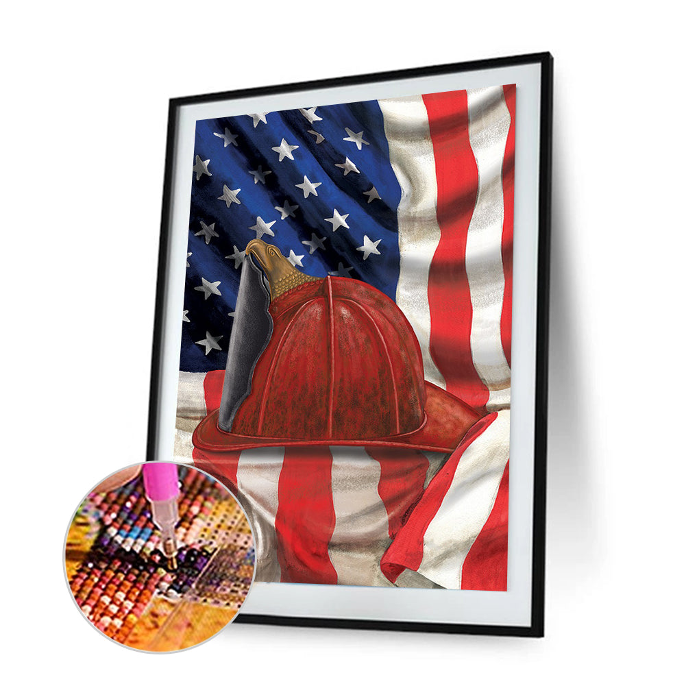 Soldier Cap - Full Round Drill Diamond Painting 30*40CM