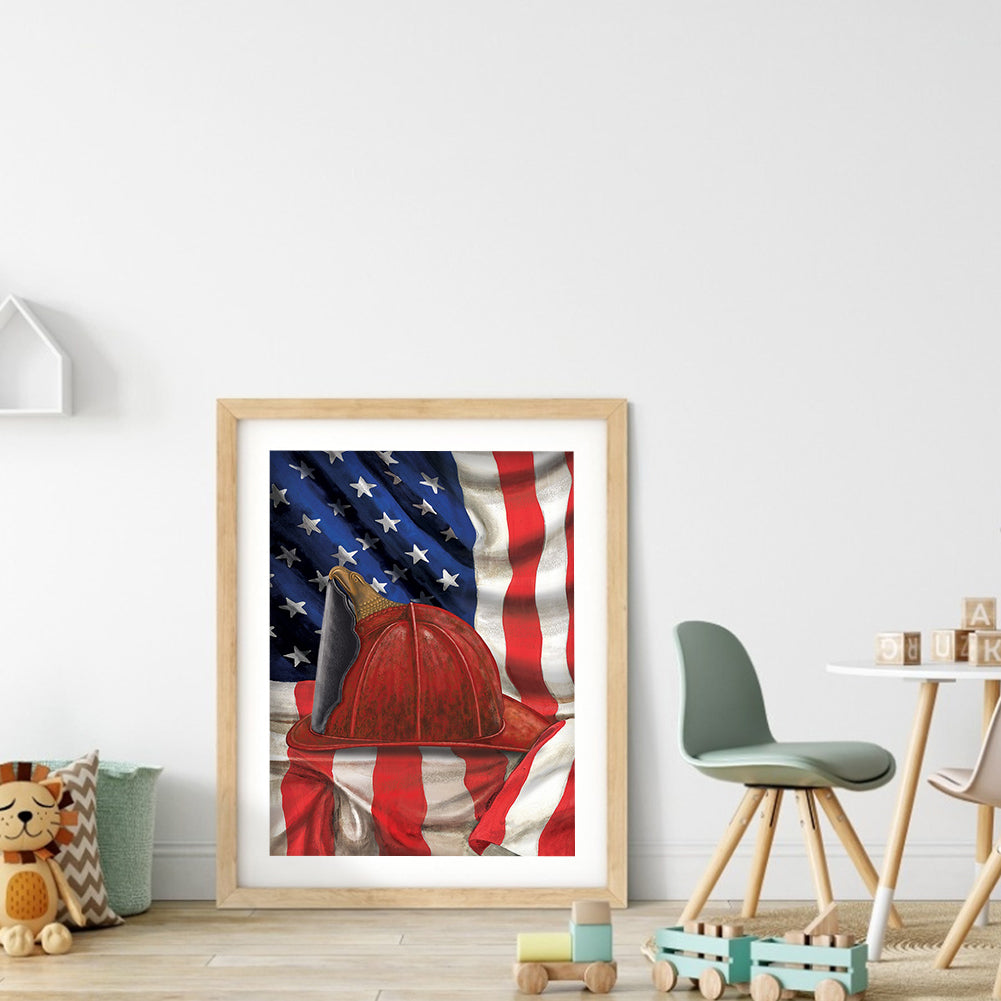 Soldier Cap - Full Round Drill Diamond Painting 30*40CM