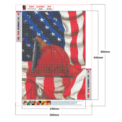 Soldier Cap - Full Round Drill Diamond Painting 30*40CM