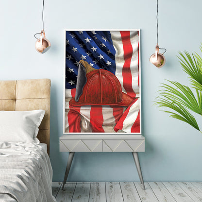 Soldier Cap - Full Round Drill Diamond Painting 30*40CM