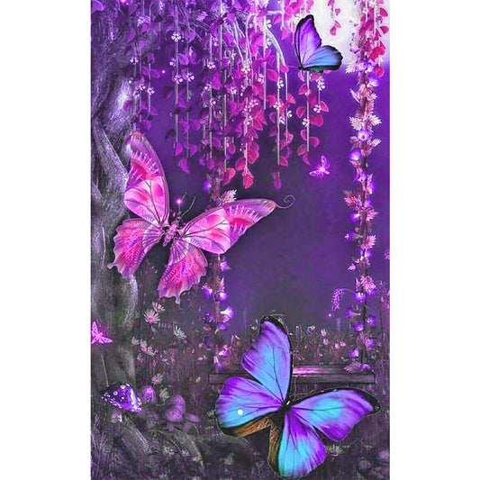 Butterfly - Full Round Drill Diamond Painting 40*60CM