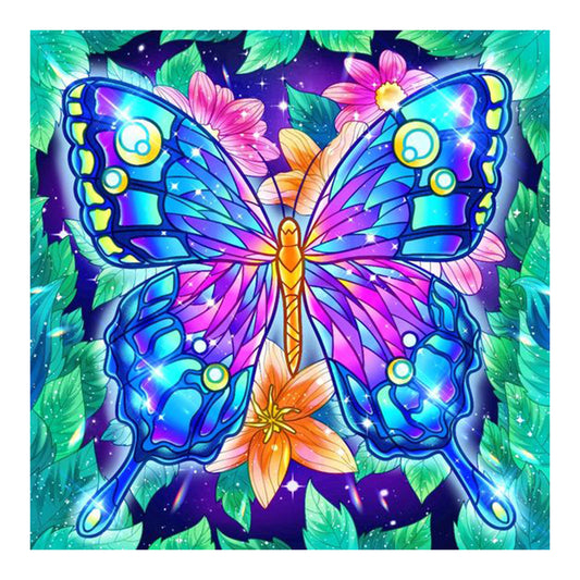 Butterfly - Special Shaped Drill Diamond Paiting 30*30CM