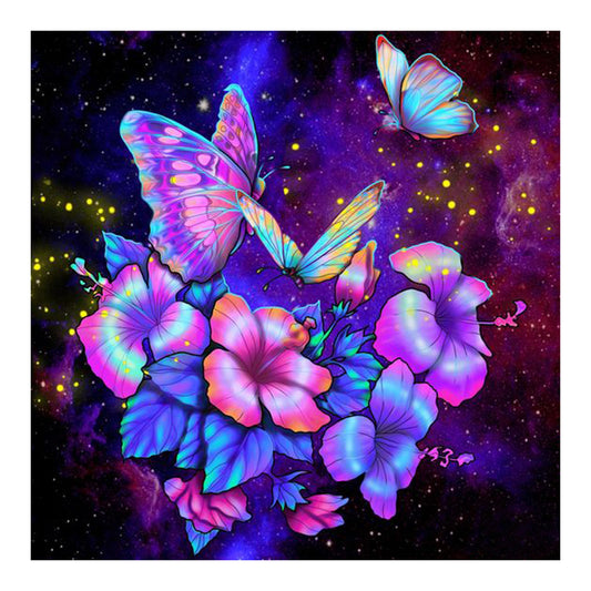 Butterfly - Special Shaped Drill Diamond Paiting 30*30CM
