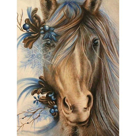 Horse - Full Round Drill Diamond Painting 30*40CM