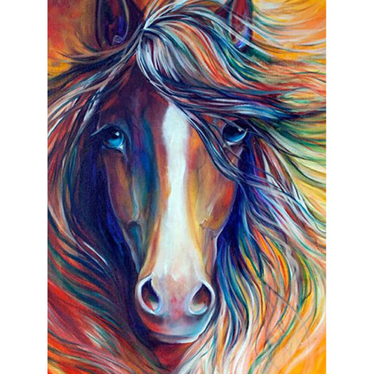 Horse - Full Round Drill Diamond Painting 30*40CM