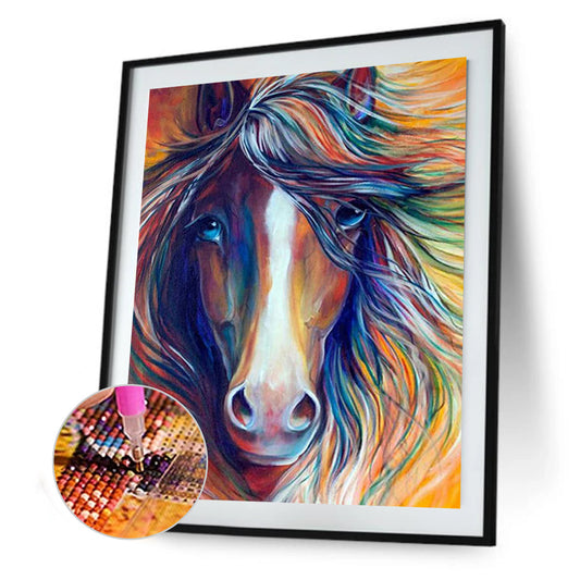 Horse - Full Round Drill Diamond Painting 30*40CM
