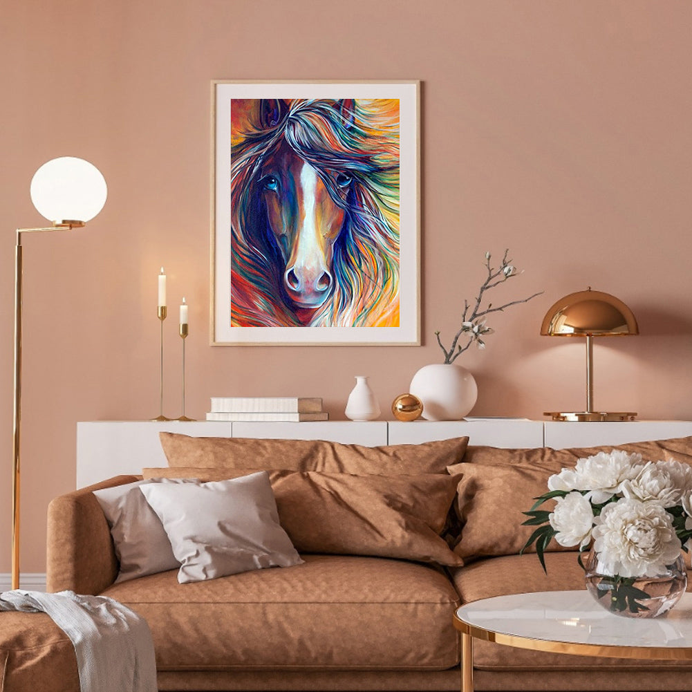 Horse - Full Round Drill Diamond Painting 30*40CM