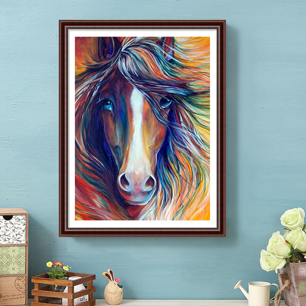 Horse - Full Round Drill Diamond Painting 30*40CM