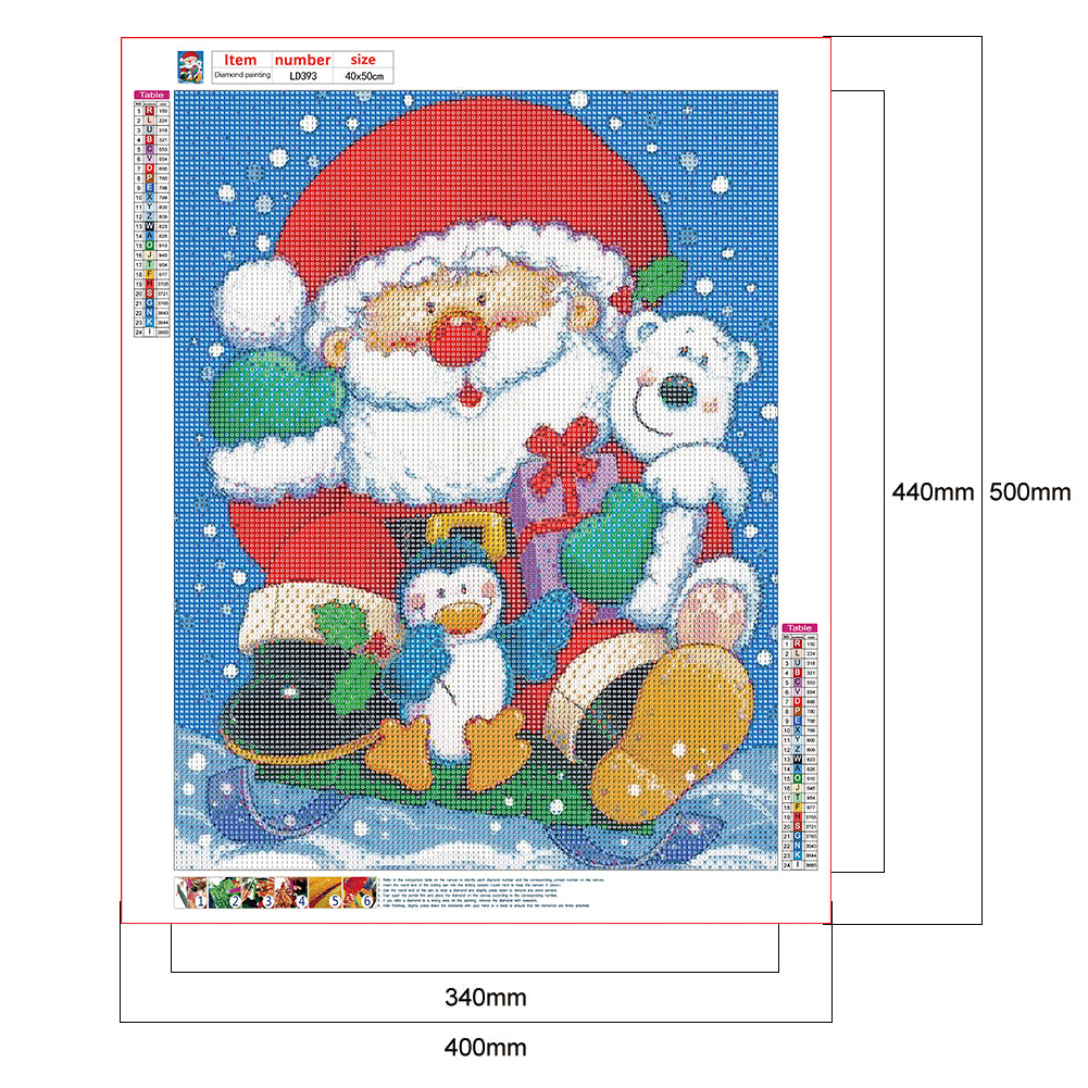 Santa Claus - Full Round Drill Diamond Painting 40*50CM