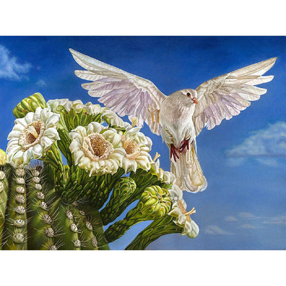 Pigeons - Full Round Drill Diamond Painting 40*30CM