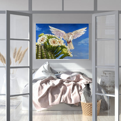 Pigeons - Full Round Drill Diamond Painting 40*30CM