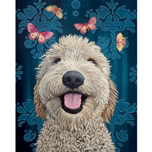 Dog - Full Round Drill Diamond Painting 30*40CM