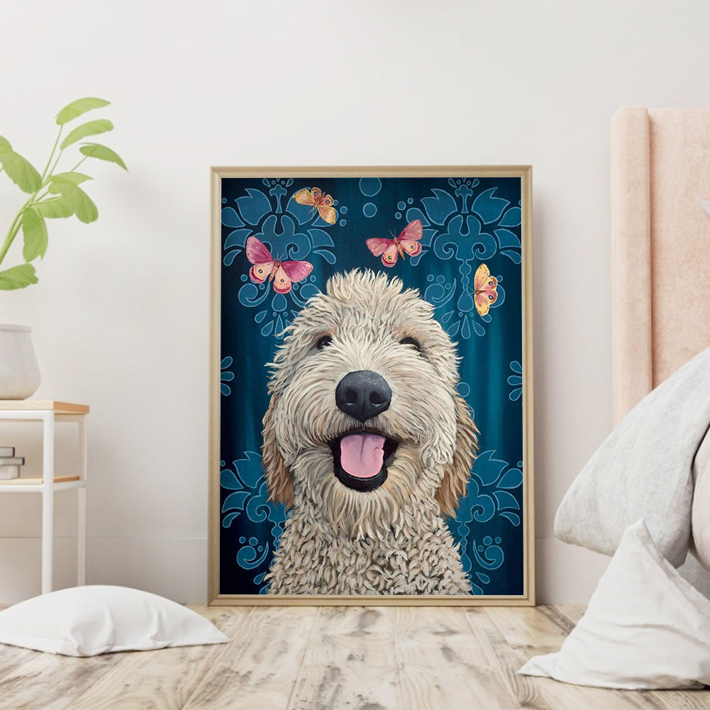 Dog - Full Round Drill Diamond Painting 30*40CM