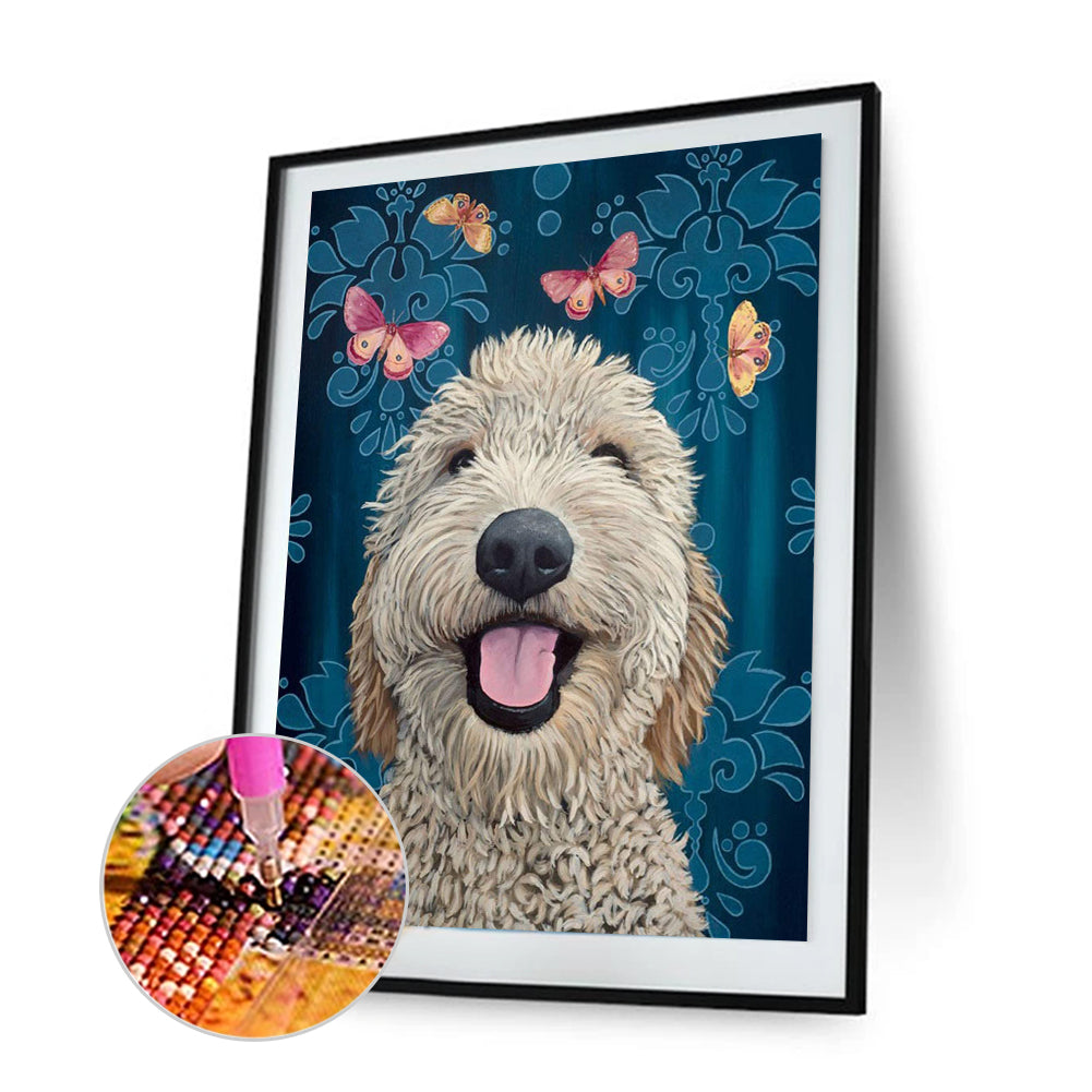 Dog - Full Round Drill Diamond Painting 30*40CM