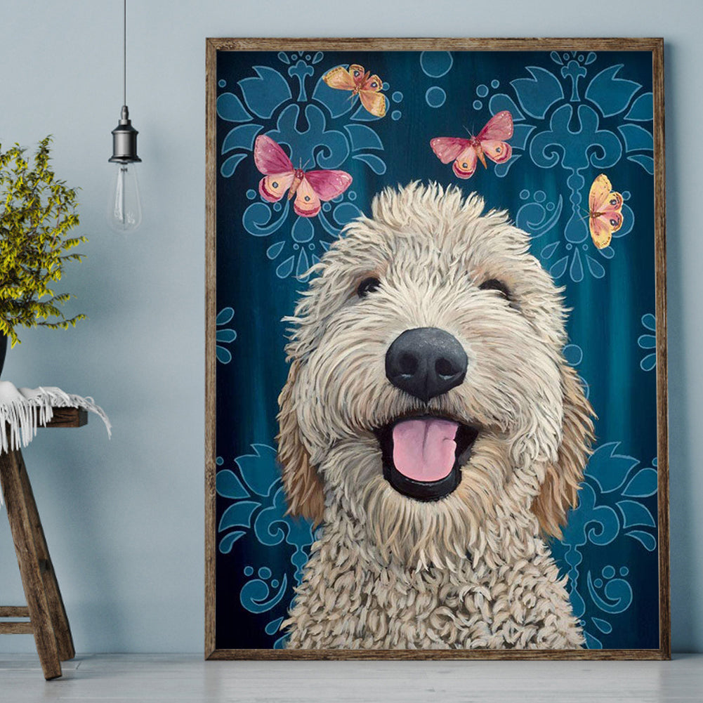 Dog - Full Round Drill Diamond Painting 30*40CM