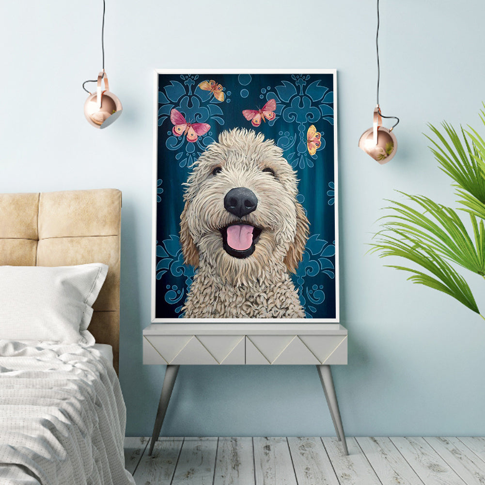 Dog - Full Round Drill Diamond Painting 30*40CM