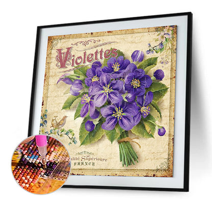 Bouquet - Full Round Drill Diamond Painting 30*30CM