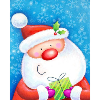 Santa Snowman - Full Round Drill Diamond Painting 40*50CM