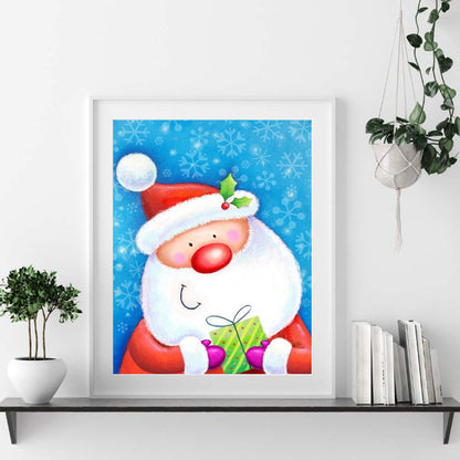 Santa Snowman - Full Round Drill Diamond Painting 40*50CM