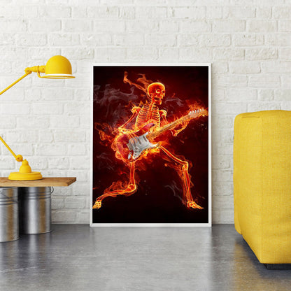 Guitar Man - Full Round Drill Diamond Painting 30*40CM