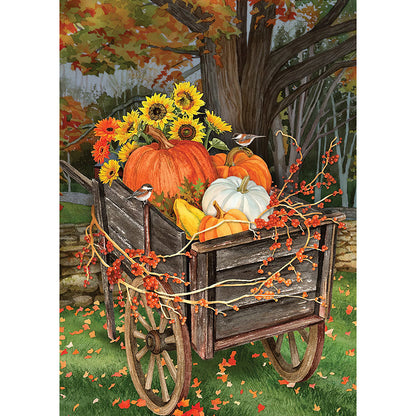 Sunflower Pumpkin - Full Round Drill Diamond Painting 30*40CM