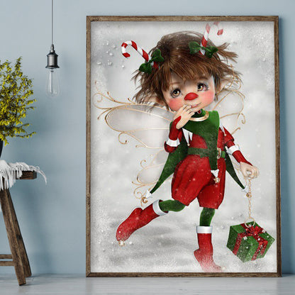 Lovely Doll - Full Round Drill Diamond Painting 30*40CM