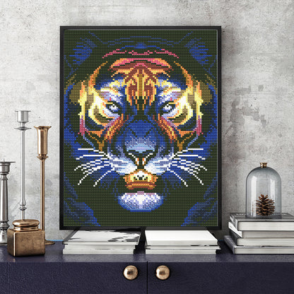 Luminous Tiger - Full Round Drill Diamond Painting 30*40CM