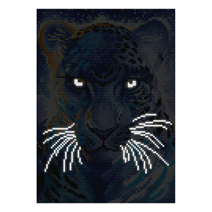 Luminous Tiger - Full Round Drill Diamond Painting 30*40CM