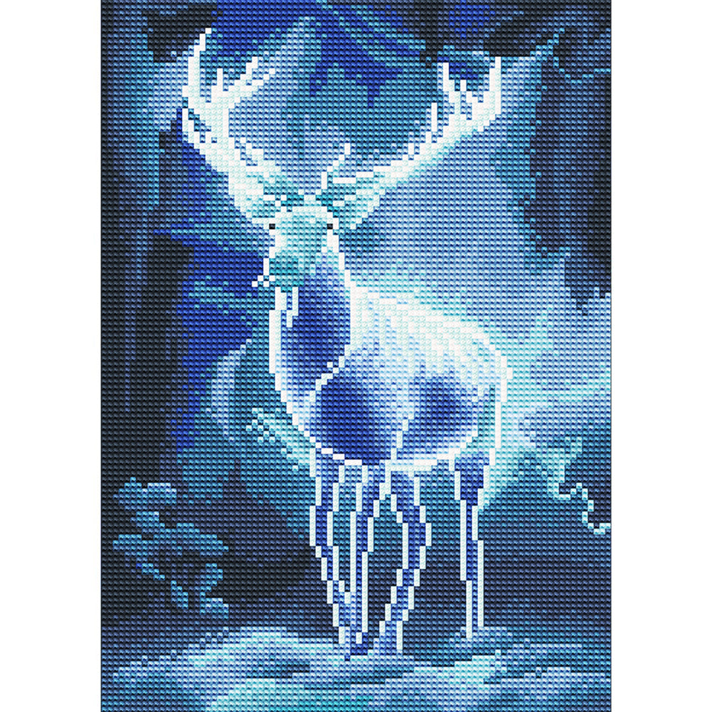 Luminous Deer - Full Round Drill Diamond Painting 30*40CM